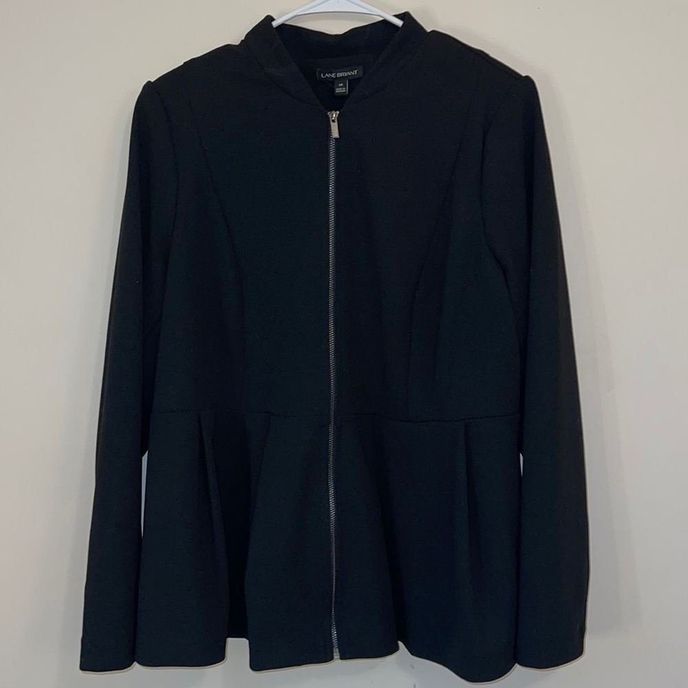Plus Size Peplum Black Jacket!